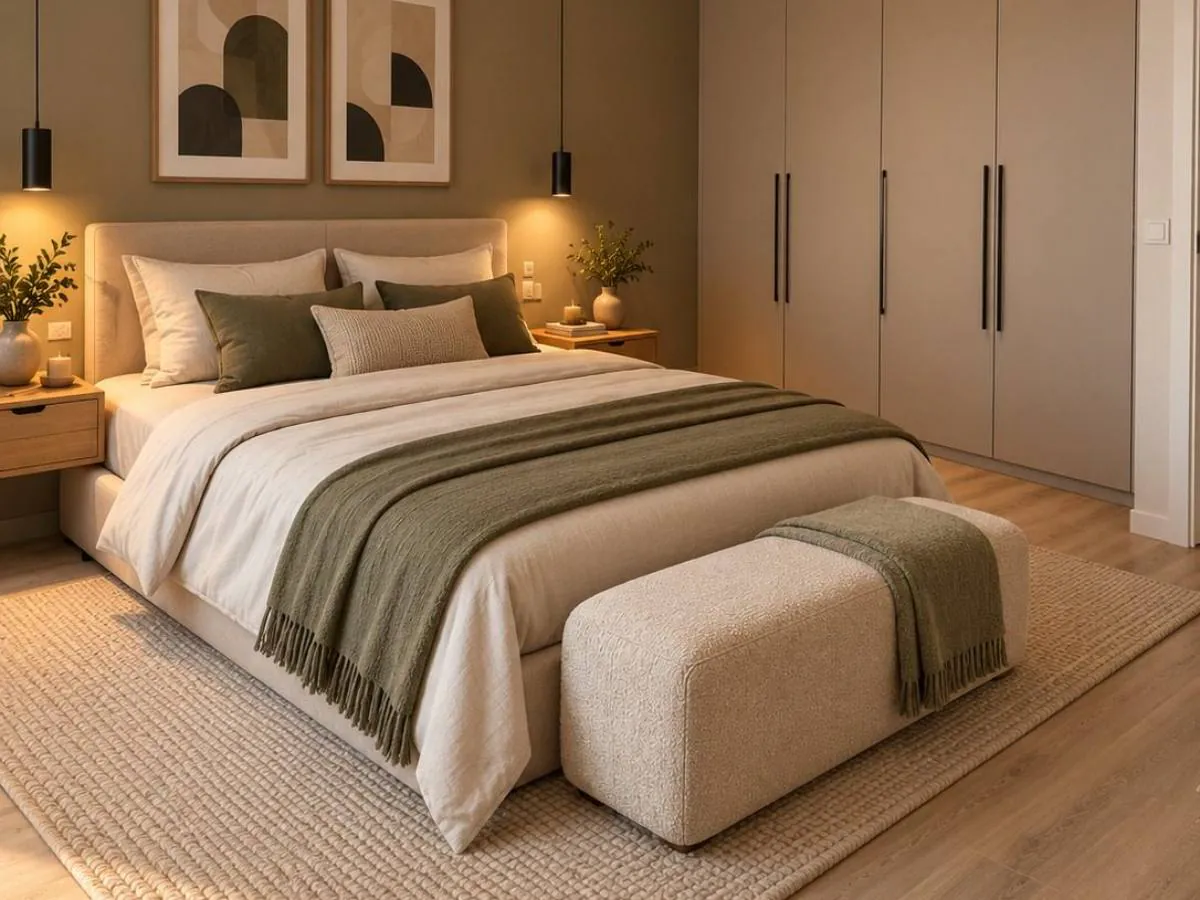 Chambre meublée par IA